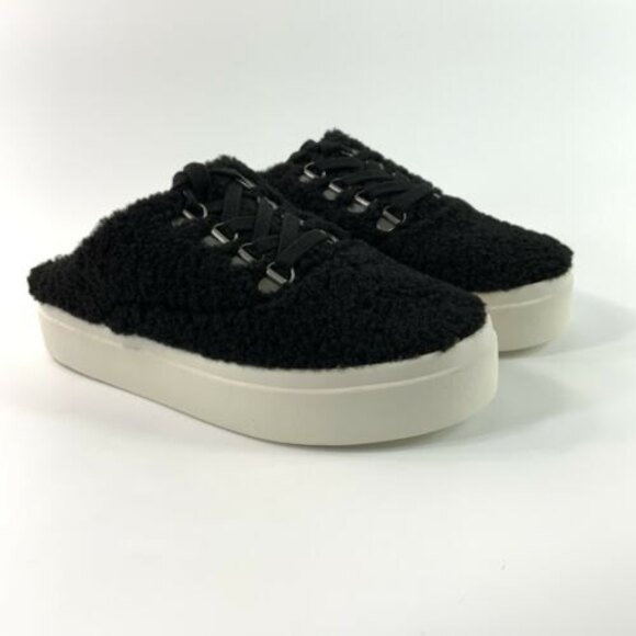 Lucky Brand Sneakers 6 Tolini Platform Faux Shearling Mule Lace-up - Picture 11 of 12